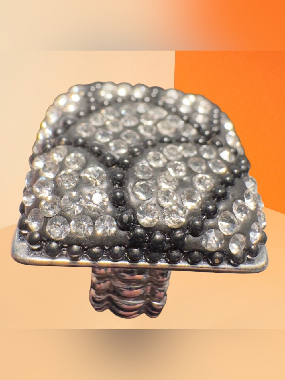 Silver-tone Stretch Ring